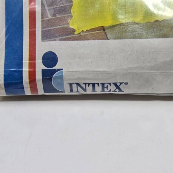 VINTAGE INTEX WET SET 59717 GREEN INFLATABLE POOL RAFT AIR MAT 72”X30" 2000 NOS - Picture 6 of 7